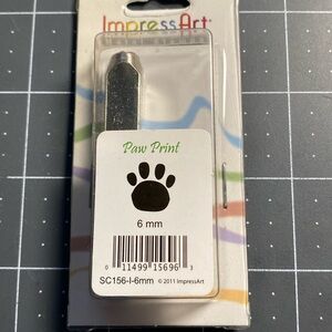 ImpressArt Metal Stamp - Paw Design
